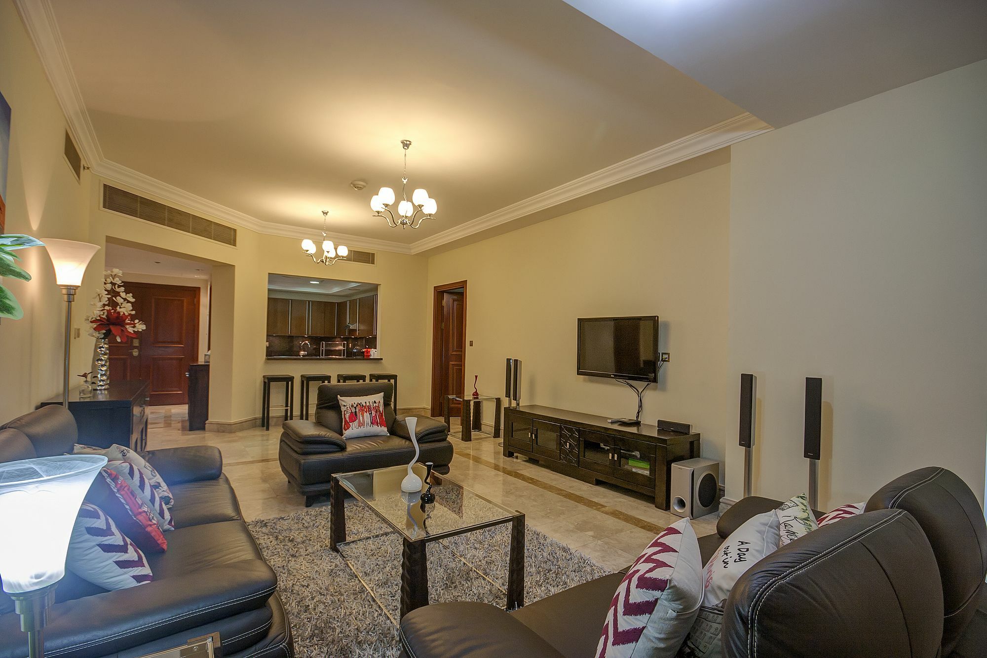 Beachfront Two Bedrooms On Palm Jumeirah By Deluxe Holiday Homes Dubai Eksteriør bilde